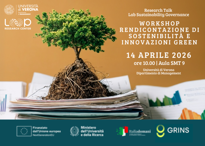 Research Talk "Rendicontazione di sostenibilità e innovazioni green"