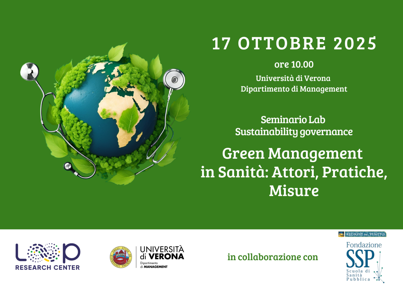 Research Talk on healthcare management - Sustainability Governance Lab