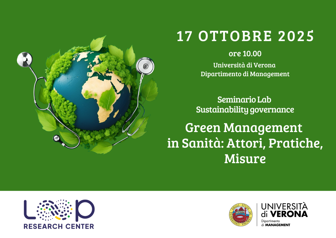 Research Talk in tema sanitario - Sustainability Governance Lab